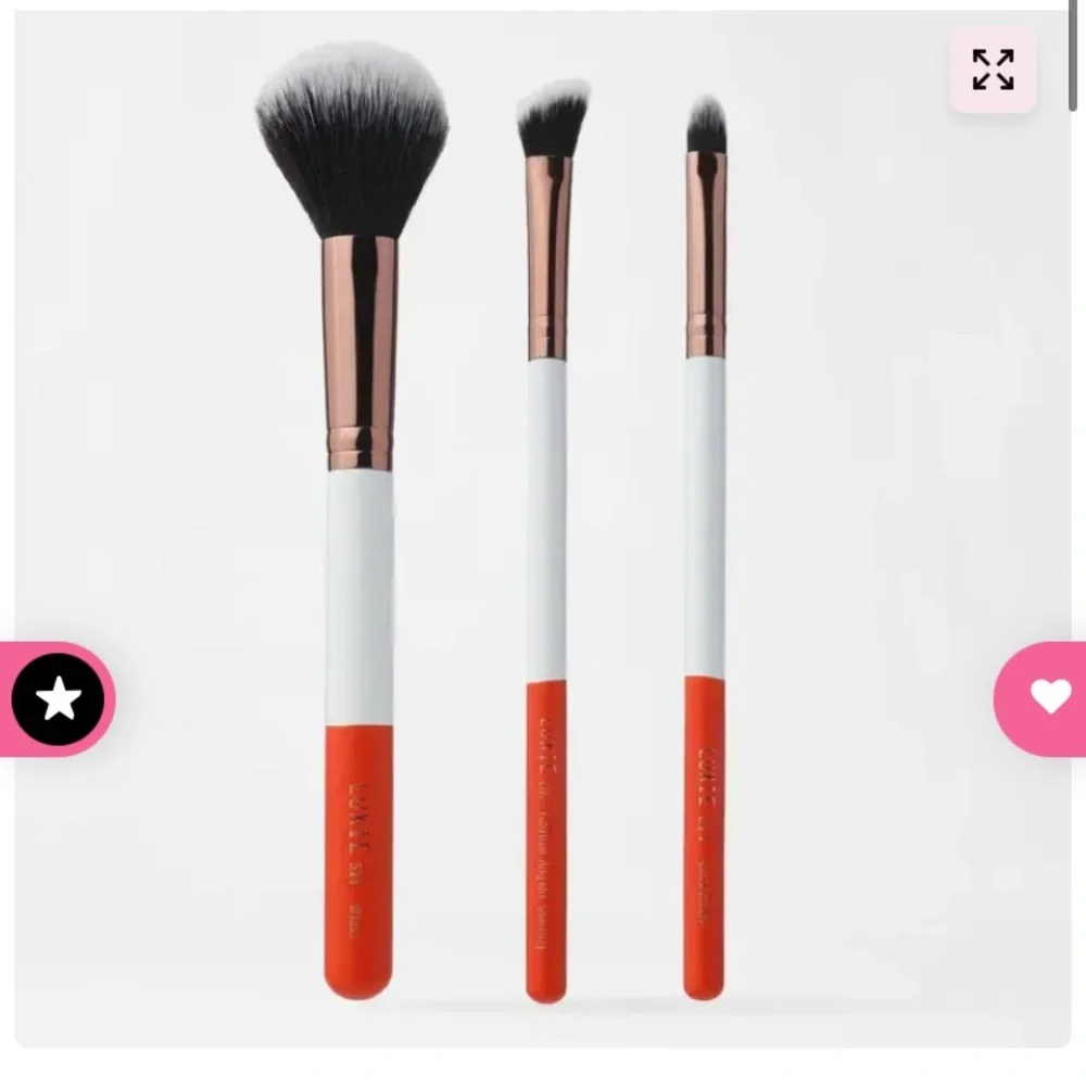 Luxie x Pautips 3 piece brush set